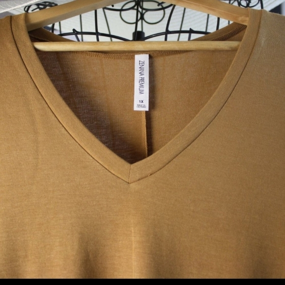 V-Neck Dress Short Sleeve - Picture 3 of 4